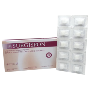 Gelitas hemostáticas Surgispon 10 unidades