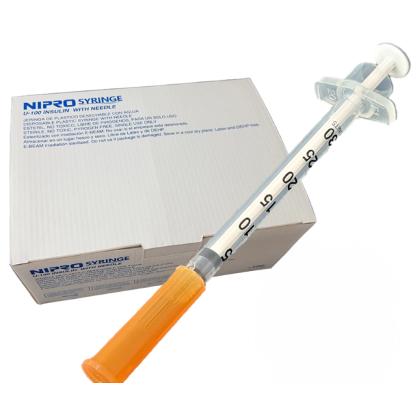 Jeringas tipo insulina 0.3 ml/ 30 UI Nipro 31G