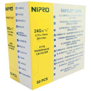 Tienda Catéter endovenoso 24 G X 3/4 Nipro caja 50 unidades
